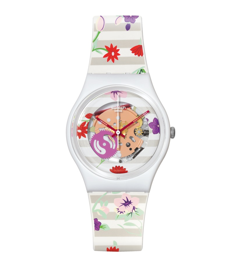 SWATCH ORIGINALS GENT BLOOSSOMING LOVE Multicolor Silicone Strap thumb 1455 | SWATCH ORIGINALS GENT BLOOSSOMING LOVE Multicolor Silicone Strap