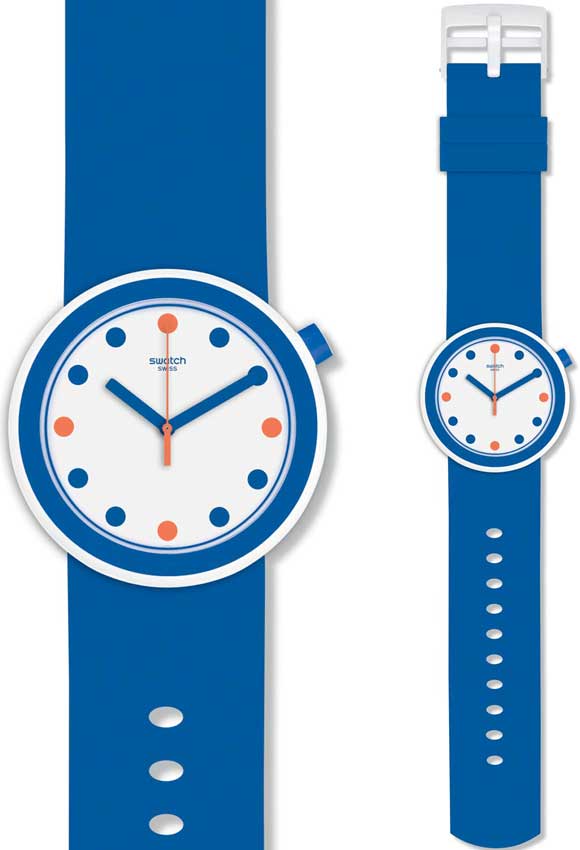 SWATCH POP POPINESS Blue Silicone Strap thumb 1461 | SWATCH POP POPINESS Blue Silicone Strap
