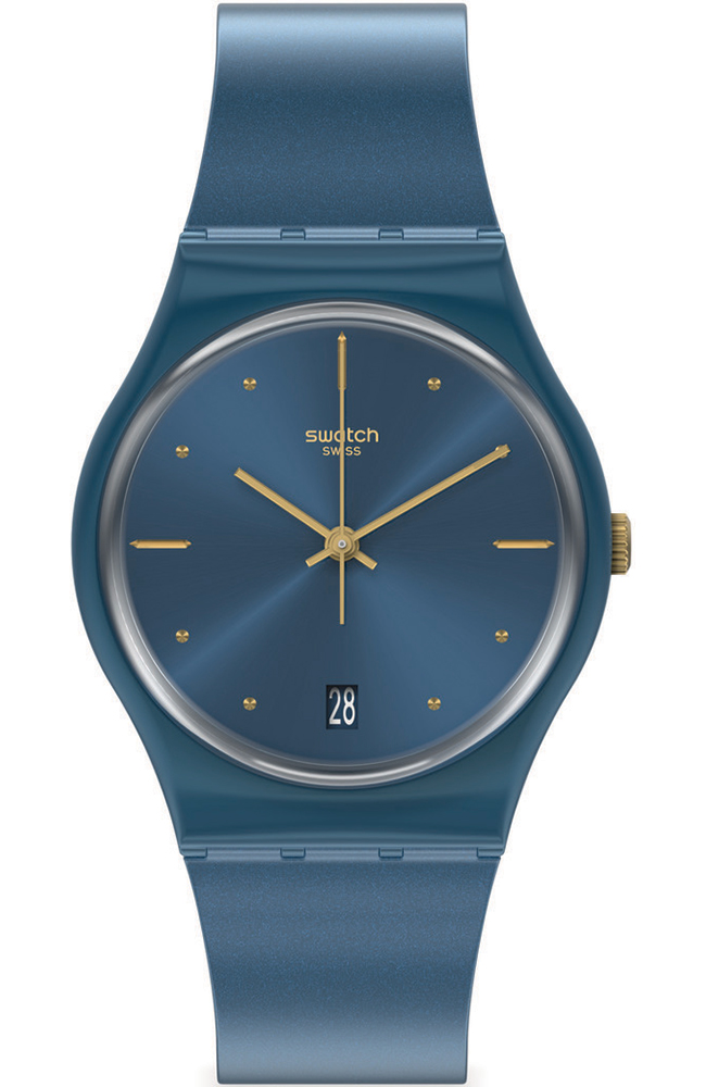 SWATCH GENT PEARLYBLUE Blue Silicone Strap thumb 48 | SWATCH GENT PEARLYBLUE Blue Silicone Strap