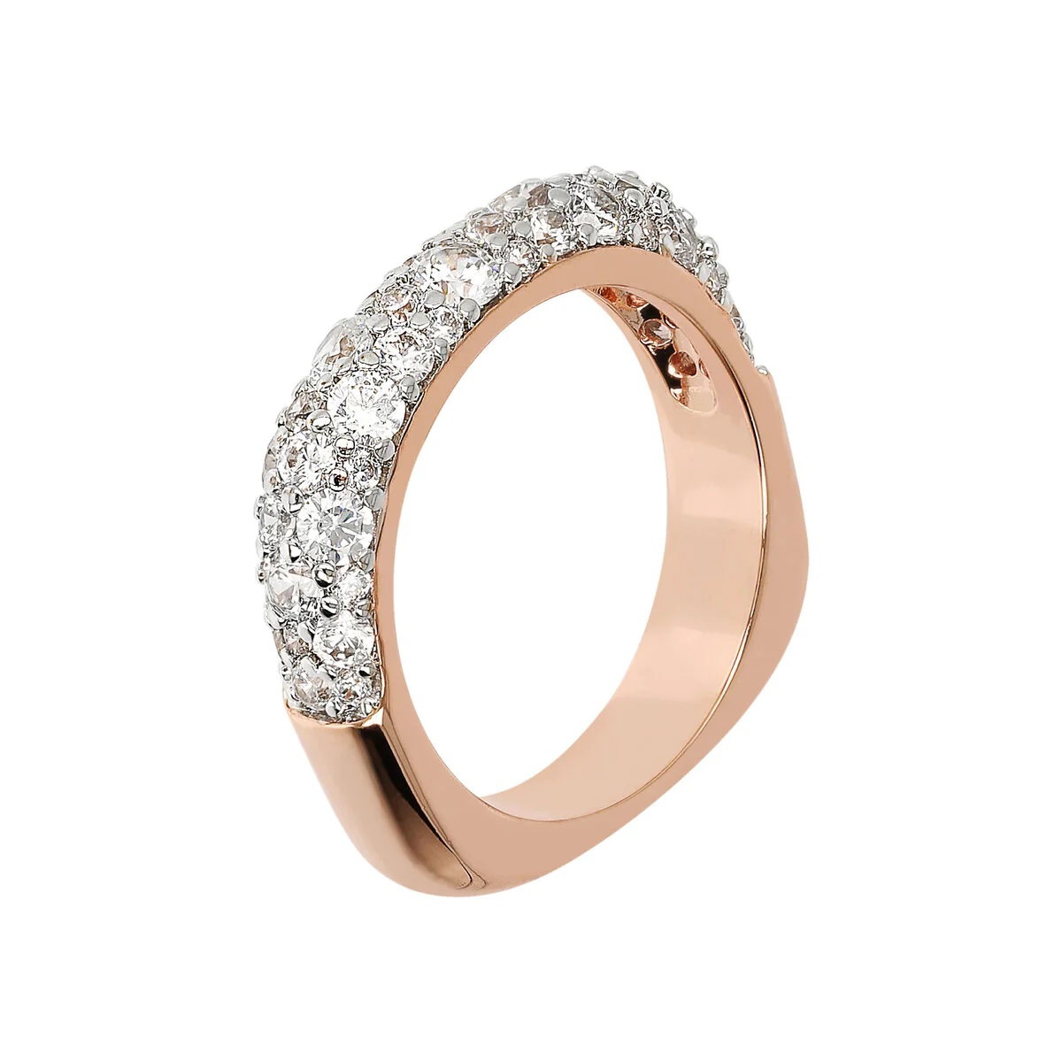 169361 | BRONZALLURE ALTISSIMA Ring Pavé Square