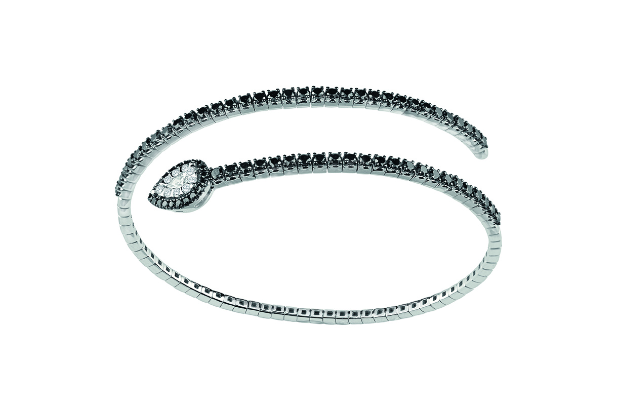 20071582 | SALVINI BRACELET PRECIUS LOOP 18K White Gold with Diamonds
