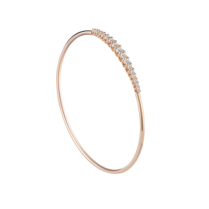 SALVINI MOONLIGHT BRACELET 18K Pink Gold with Diamonds 20068956 | SALVINI MOONLIGHT BRACELET 18K Pink Gold with Diamonds