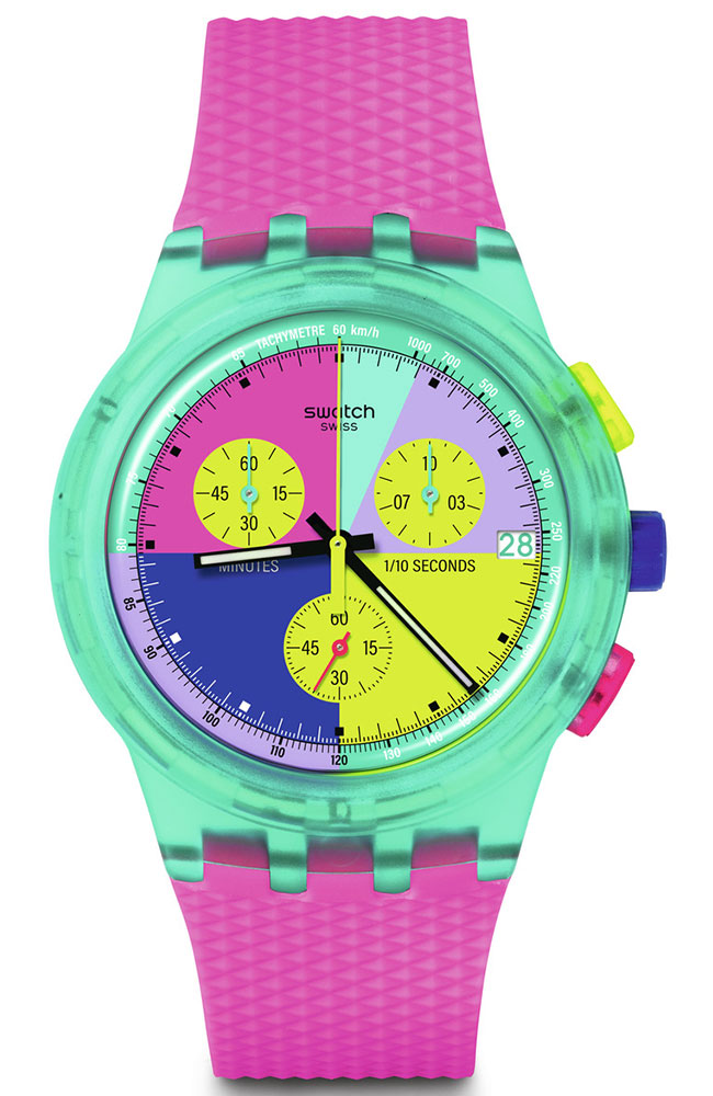SWATCH NEON FLASH ARROW Rubber Strap SUSG408 | SWATCH NEON FLASH ARROW Rubber Strap