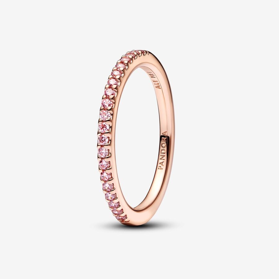 PANDORA TIMELESS Sparkling Pink Band Ring 182999C01 58 | PANDORA TIMELESS Sparkling Pink Band Ring