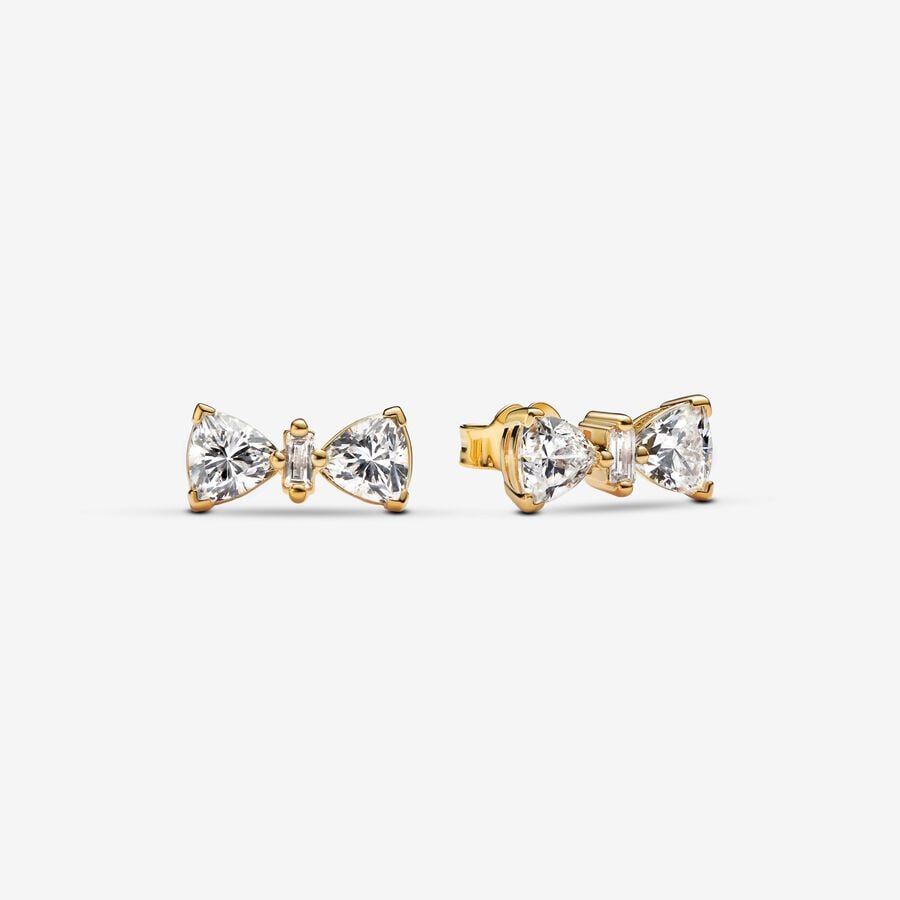 263507C01 | PANDORA TIMELESS Sparkling Bow Stud Earrings