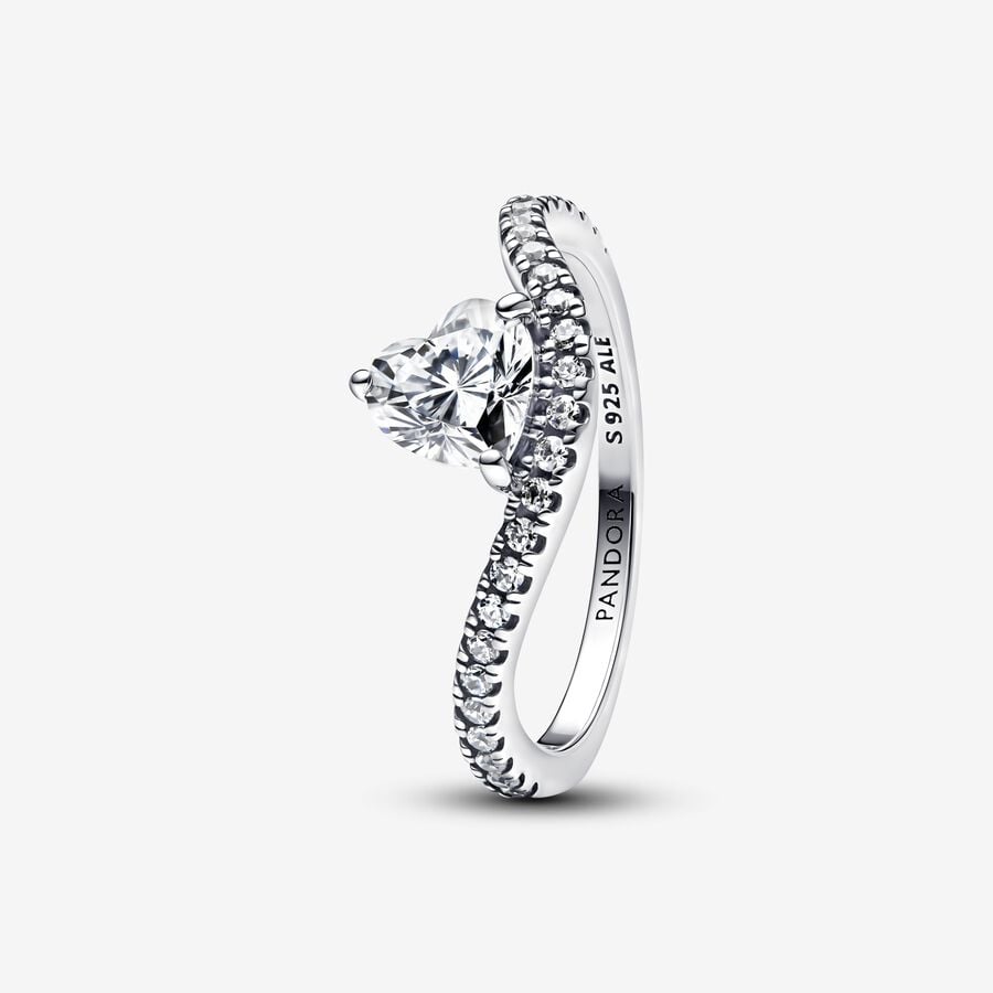 PANDORA TIMELESS Sparkling Halo Hearts Ring 193661C01 54 | PANDORA TIMELESS Sparkling Halo Hearts Ring