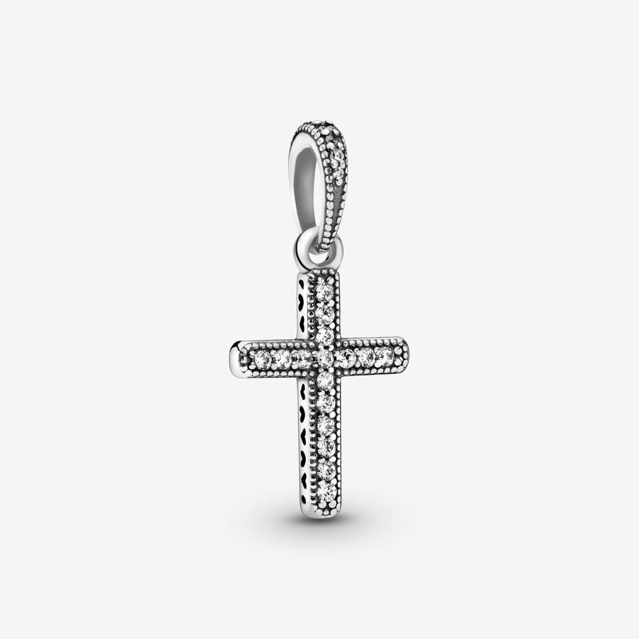 PANDORA MOMENTS Sparkling Cross Pendant 397571CZ | PANDORA MOMENTS Sparkling Cross Pendant