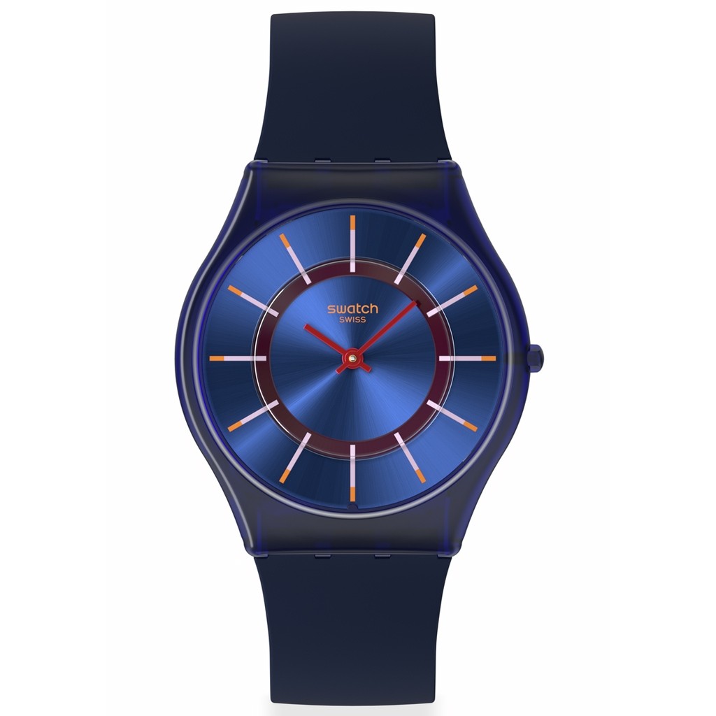 SWATCH VERY JAZZY BERRY Blue Silicone Strap SS08N117 | SWATCH VERY JAZZY BERRY Blue Silicone Strap