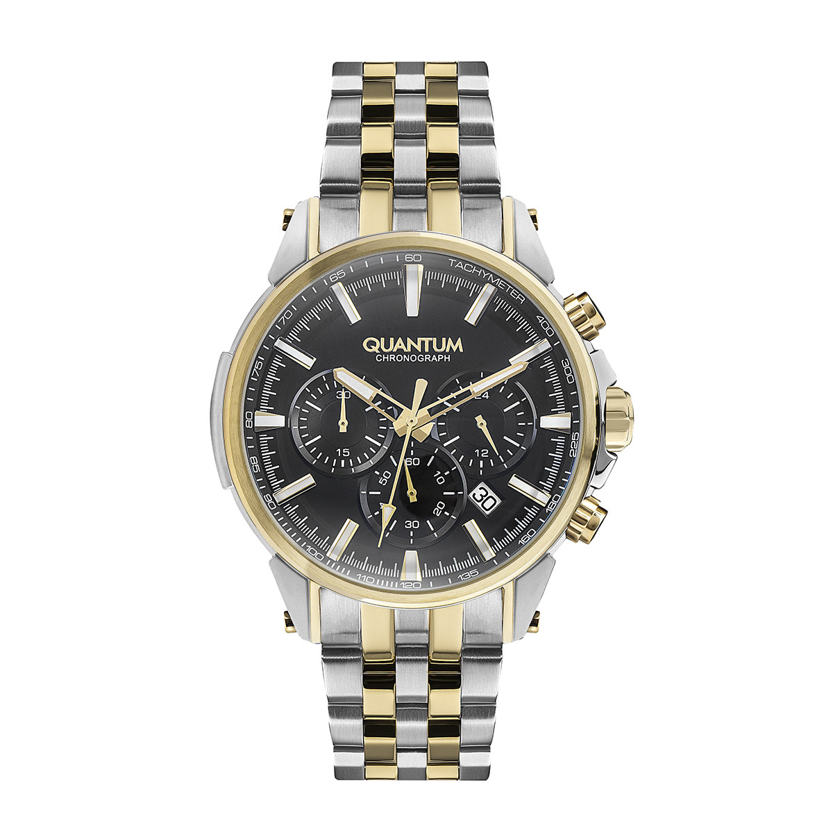 PWG882.250 | QUANTUM POWERTECH Two Tone Stainless Steel Bracelet