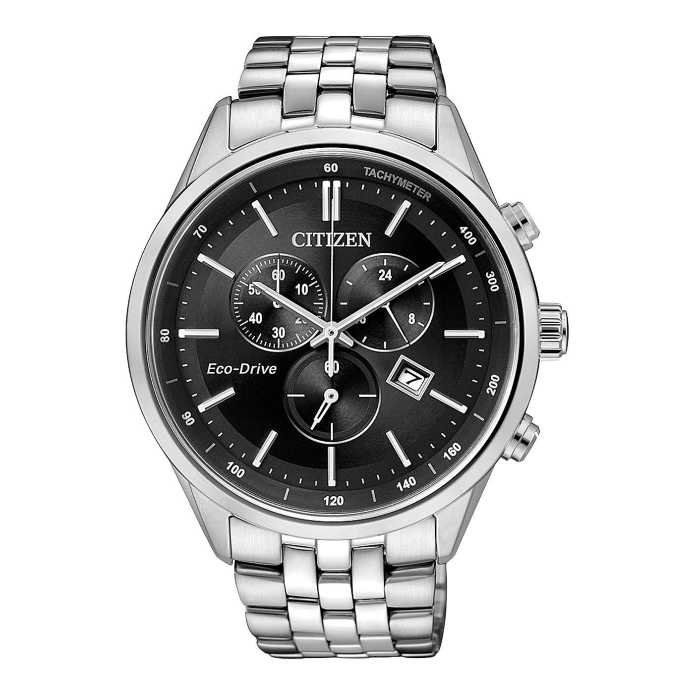 AT2141 87E | CITIZEN SPORTS ECO-DRIVE CHRONOGRAPH Stainless Steel Bracelet