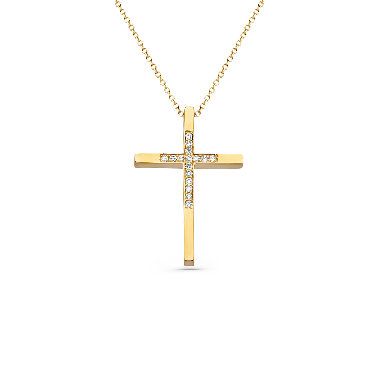 194045 | DIAMOND JOOLS Necklace in Yellow Gold 18K with Diamonds
