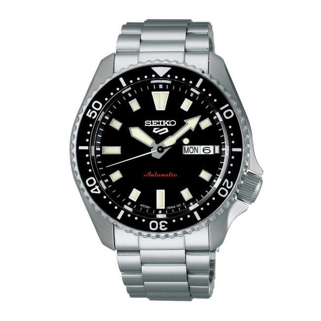 SRPL85K1J | SEIKO 5 SPORTS SKX REDUX IN KURO BLACK AUTOMATIC Stainless Steel Bracelet