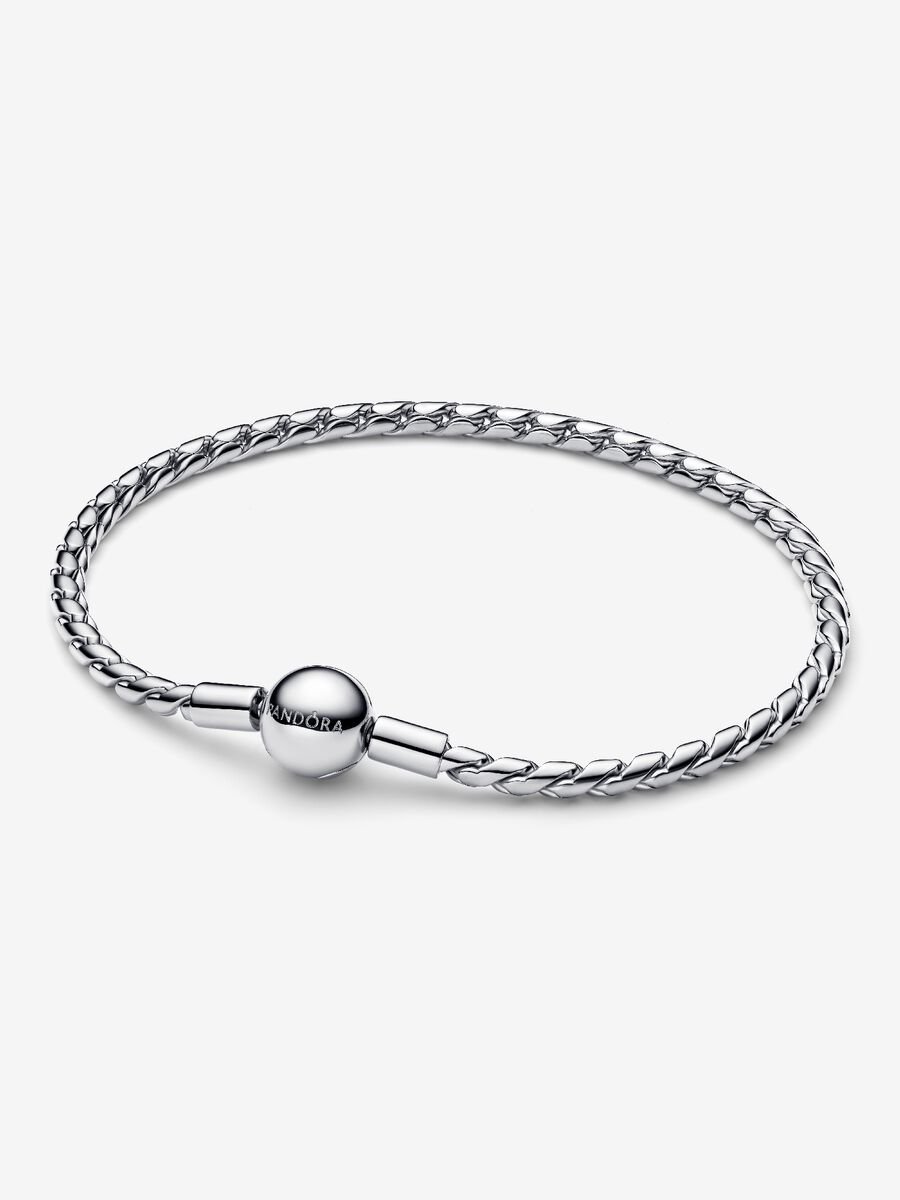 594028C00 20 | PANDORA ΜΟΜΕΝΤS Round Clasp Wing Chain Bracelet