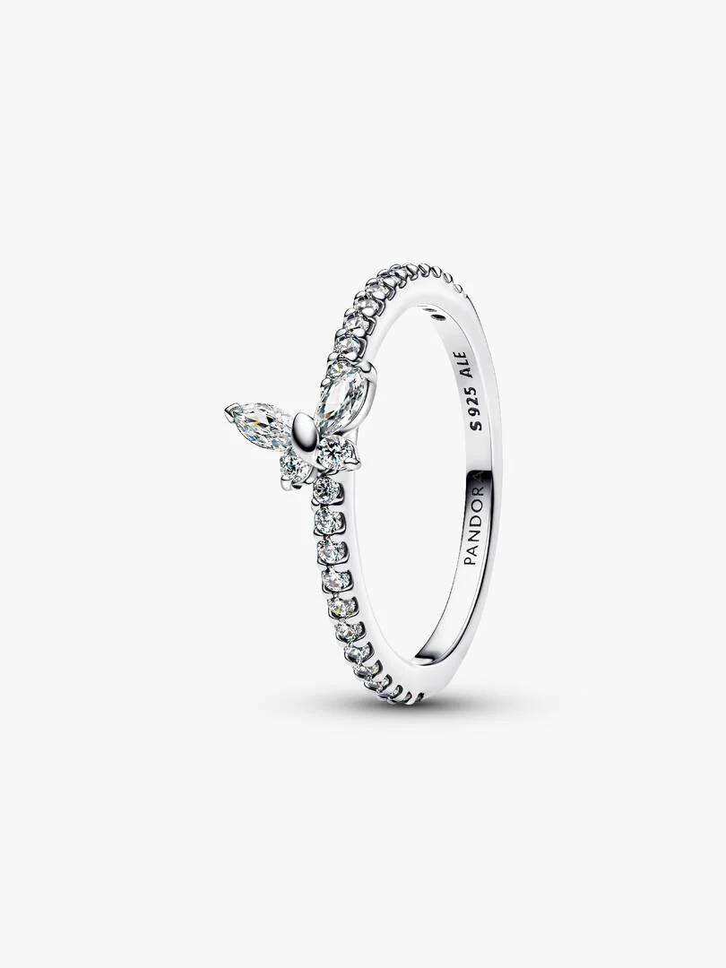 PANDORA MOMENTS Sparkling Butterfly Ring 194269C03 56 | PANDORA MOMENTS Sparkling Butterfly Ring